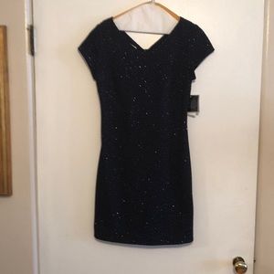 Size 6 Navy cocktail dress with tags